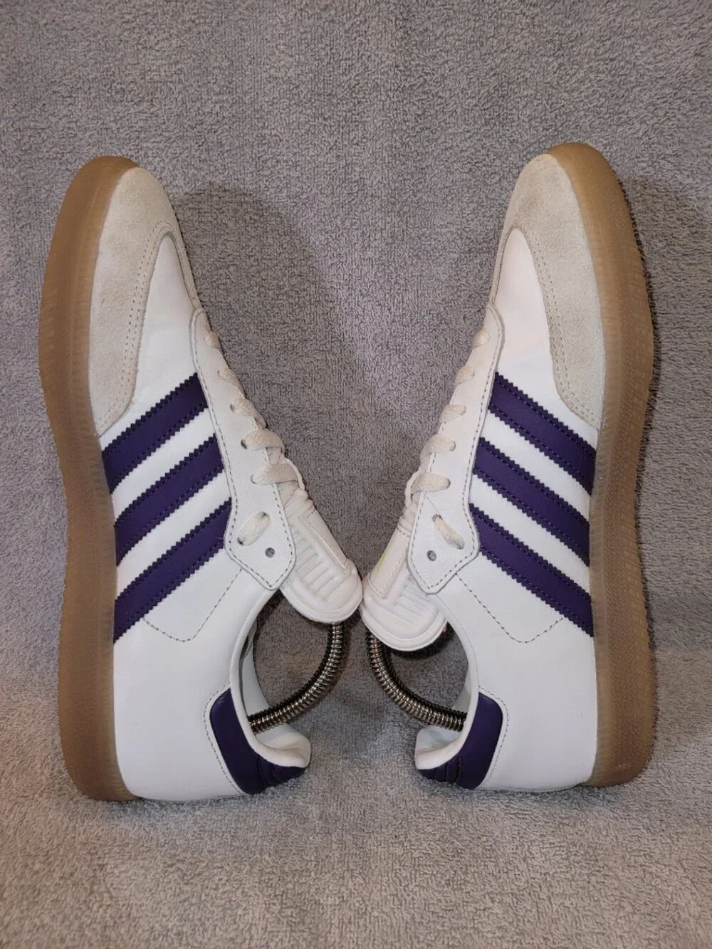 Adidas Samba Men's Size 8 Messi White Purple Tan Gum Sneakers IH8161 (#2258)